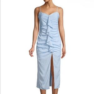 Sallie Floral Ruffle Sheath Dress